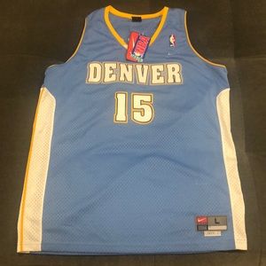 New!  Denver Nuggets Anthony Jersey Size L